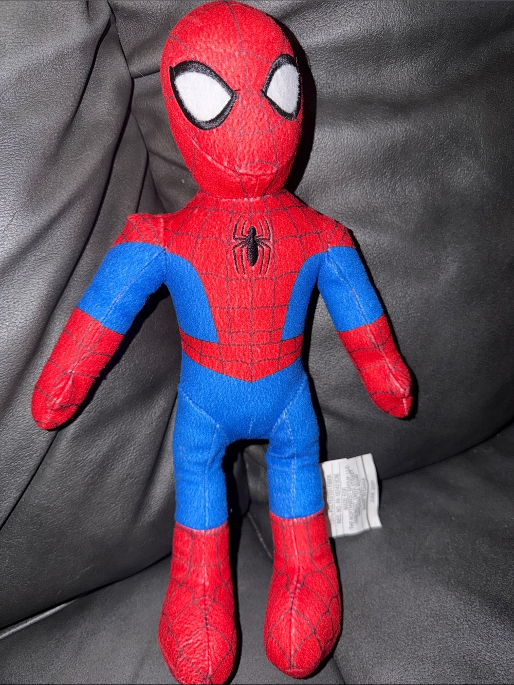 Marvel Red & Blue Spider Hero Plush Toy - Kids Action Figure Plush